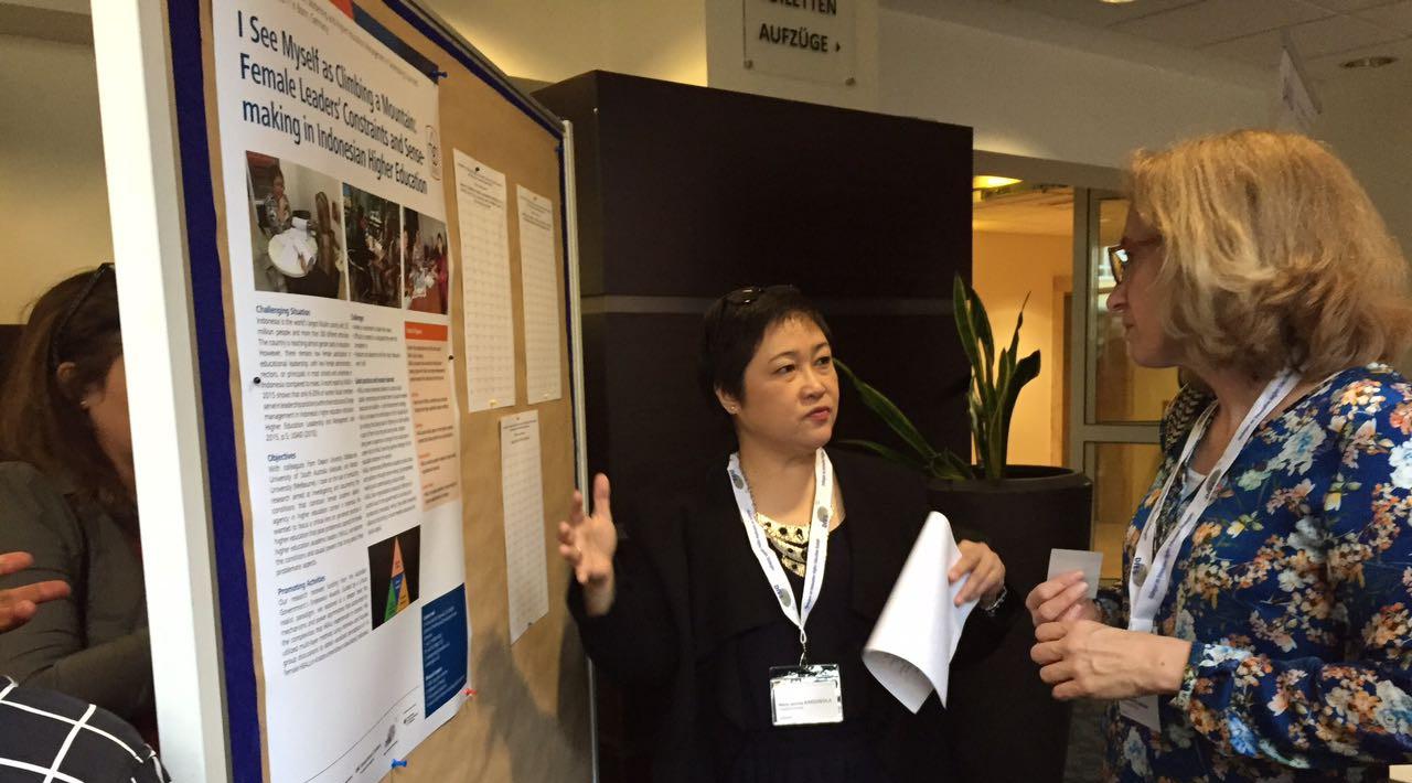 Maria J Bicara Kepemimpinan Wanita di Konferensi International